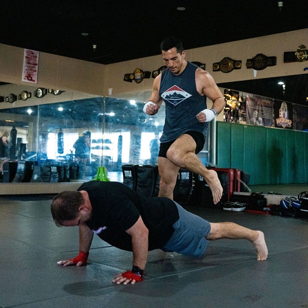 kickboxing core at Spartan Nation Combatives and Fitness